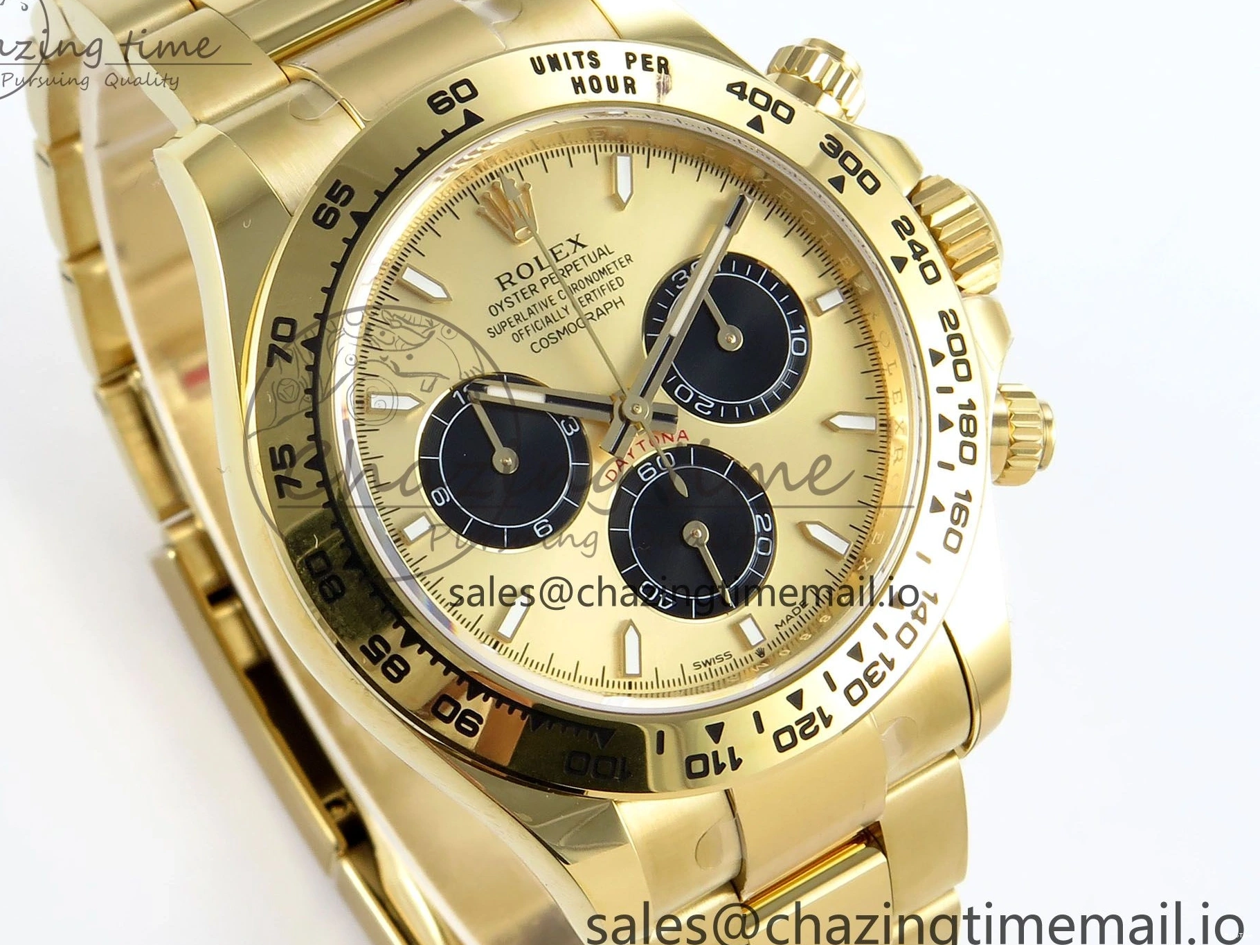 MiroTime 0507 Daytona 126508 APSF 1:1 Best Edition YG Black Dial on YG Braclet SH Unisex 739